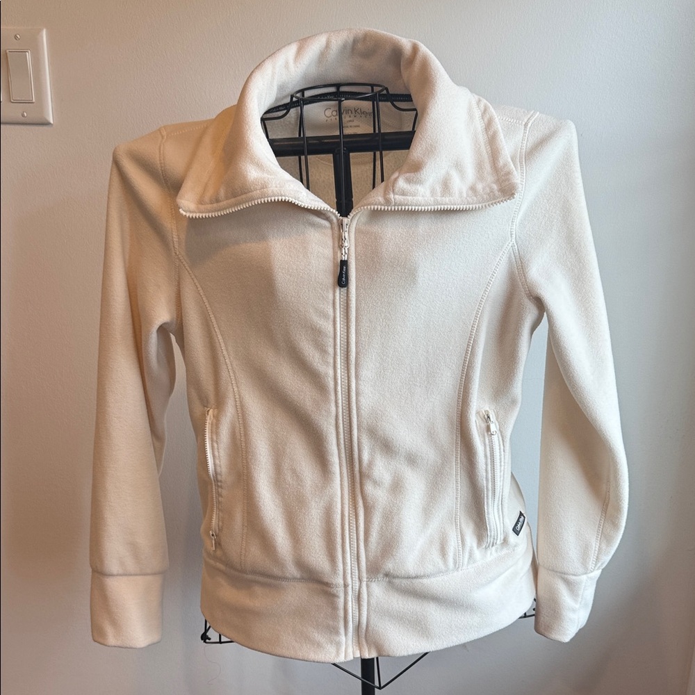 Calvin Klein Performance Cream Utility Jacket